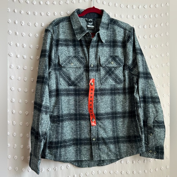 NWT Colorado Clothing Cotton Blend Flannel Long Sleeve Sz M - Picture 1 of 4